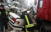 В ДТП в Клайпедском районе погибли двое молодых людей