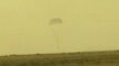 Trys astronautai kapsule „Sojuz“ saugiai sugrįžo į Žemę