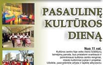 Plungės kultūros centre bus švenčiama pasaulinė kultūros diena