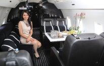 Bombardier Challenger 850 lėktuvo salonas