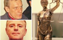 Alvydas Albrechtas (viršuje) ir teisėjas Gytis Večerskas