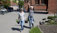 Renata Mikailionytė (dešinėje) ir Asta Grabauskienė džiaugiasi įgyvendinta idėja.