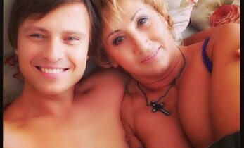 Prochoras Šaliapinas ir Larisa Kopenkina. instagram.com nuotr.