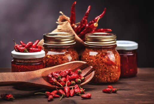 Vytinta paprika – skaniau net vytintus pomidorus