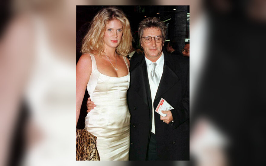 Rod Stewart su buvusia žmona