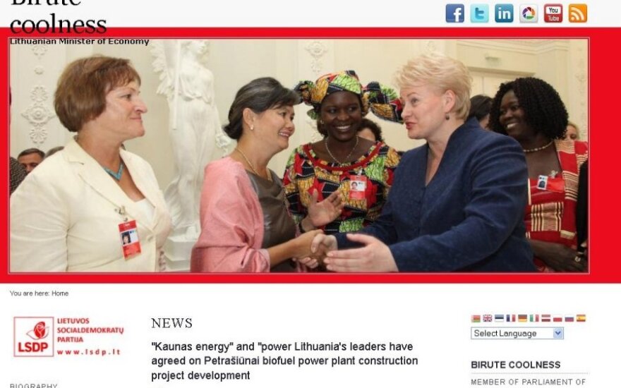 Ūkio ministrė internete prisistato Birute Šauniąja - Svalka