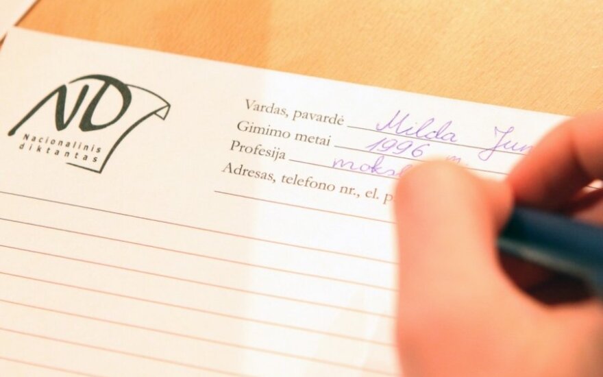 Nacionalinis diktantas – jau šį šeštadienį