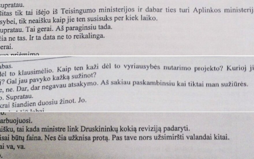 Generalinė prokuratūra: dėl pokalbių stenogramų paviešinimo