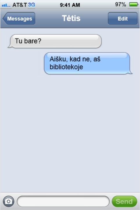 Štai kaip atrodytų susirašinėjimai telefonu, jei žmonės būtų atviri