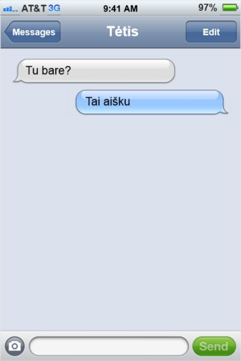 Štai kaip atrodytų susirašinėjimai telefonu, jei žmonės būtų atviri