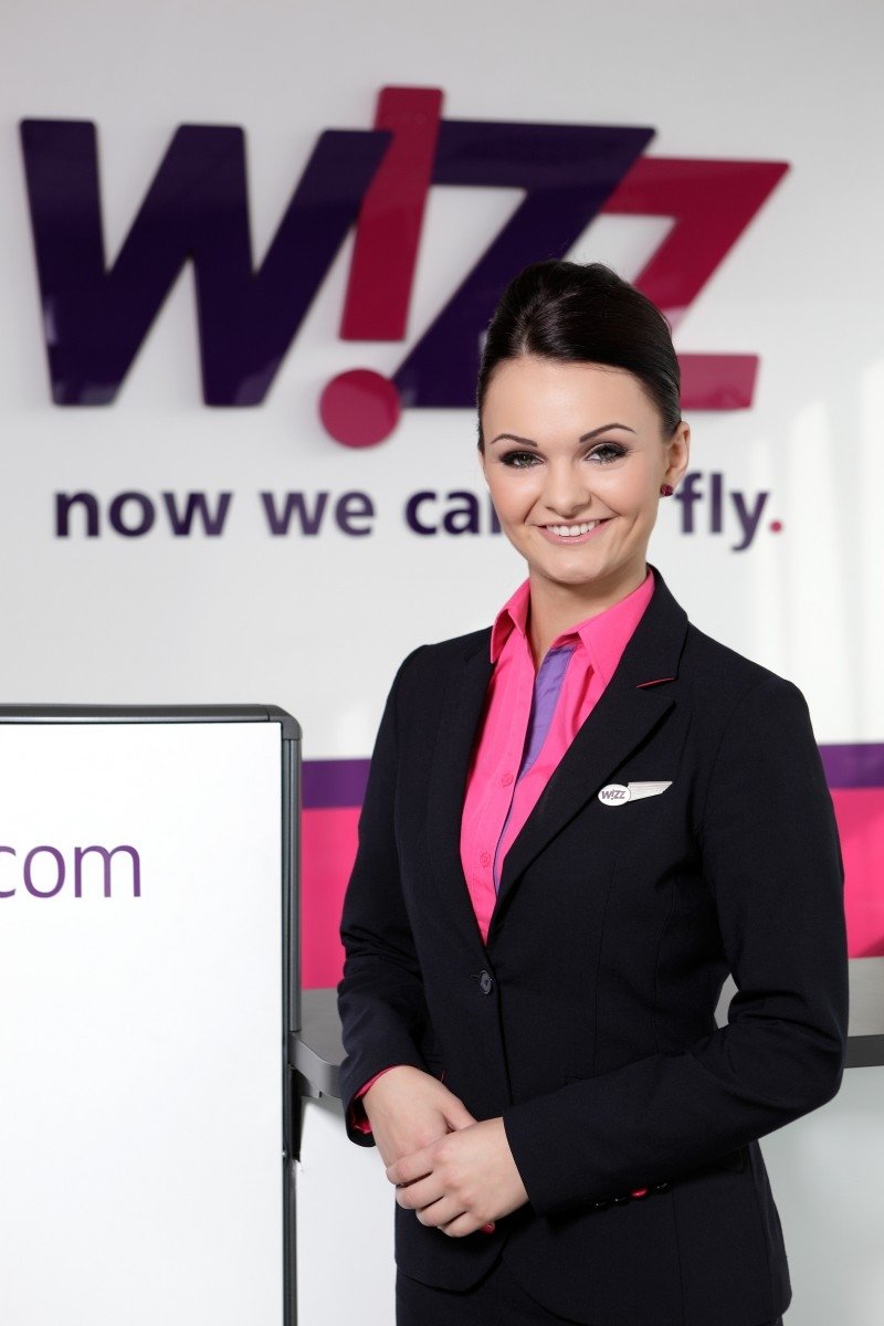 Stiuardeses darbas wizzair
