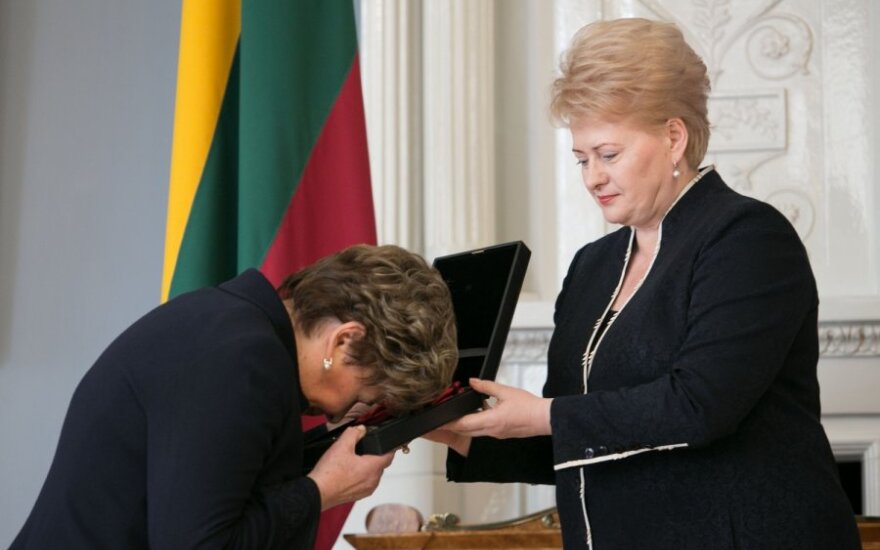 Naina Jelcina ir Dalia Grybauskaitė