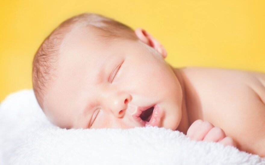 kūdikis, vaikas, miegas, naujagimis, knarkimas