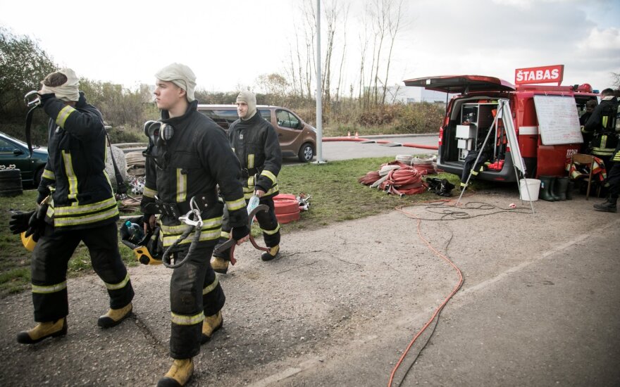 На премии за тушение пожара в Алитусе выделено более 250 тыс. евро