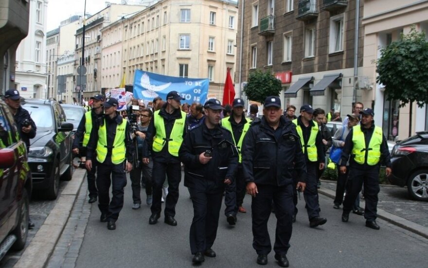 Policyjne zabezpieczenie szczytu NATO w Warszawie. Foto: policja.pl