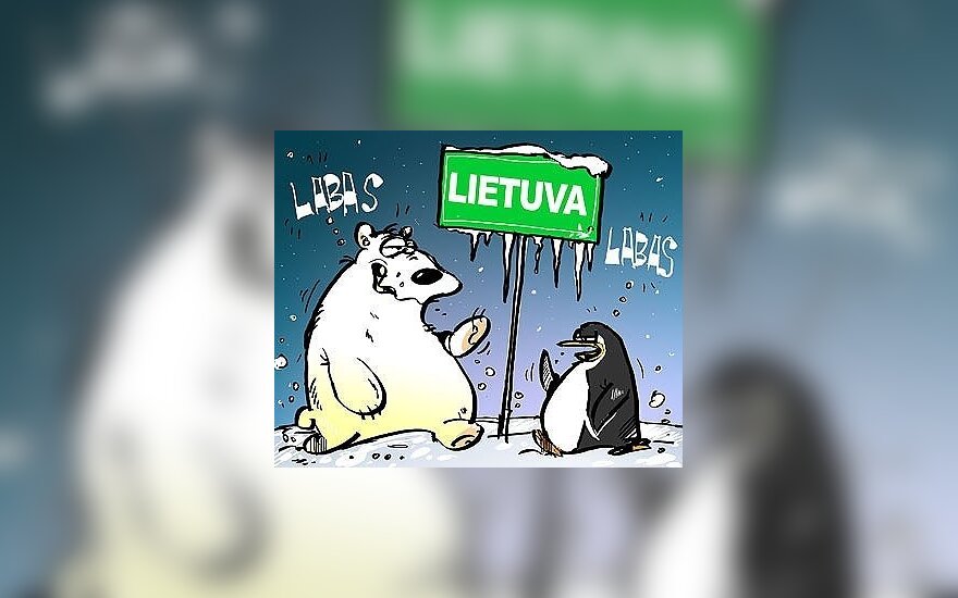 В Литве зафиксирована температура ниже -20 градусов