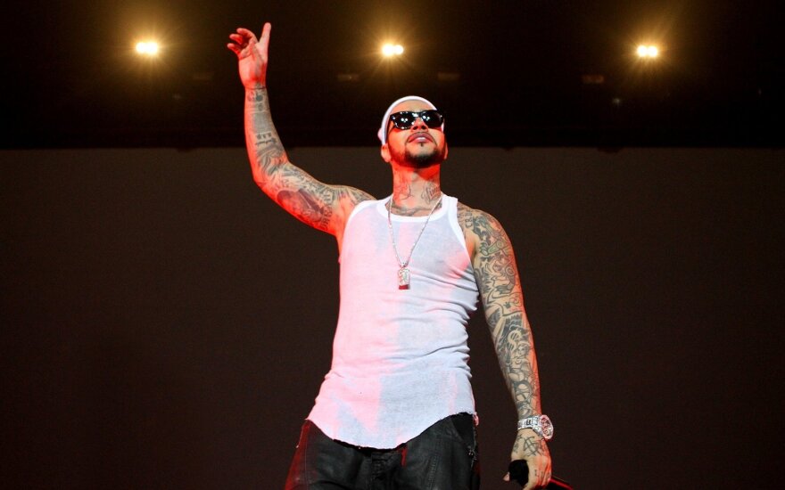 Timati at a concert in Kaunas in 2013