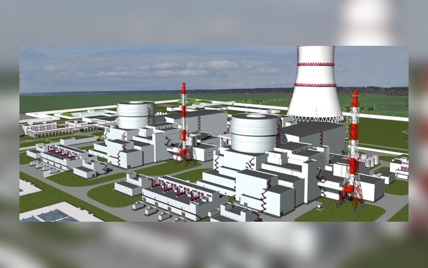 Baltijos atominės elektrinės Kaliningrade maketas