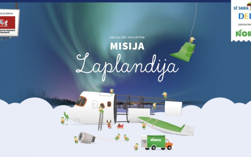 "Миссия Лапландия" исполнит желание детей Литвы