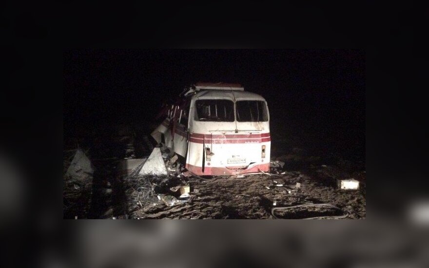 Украина: число пострадавших при подрыве автобуса возросло до 21
