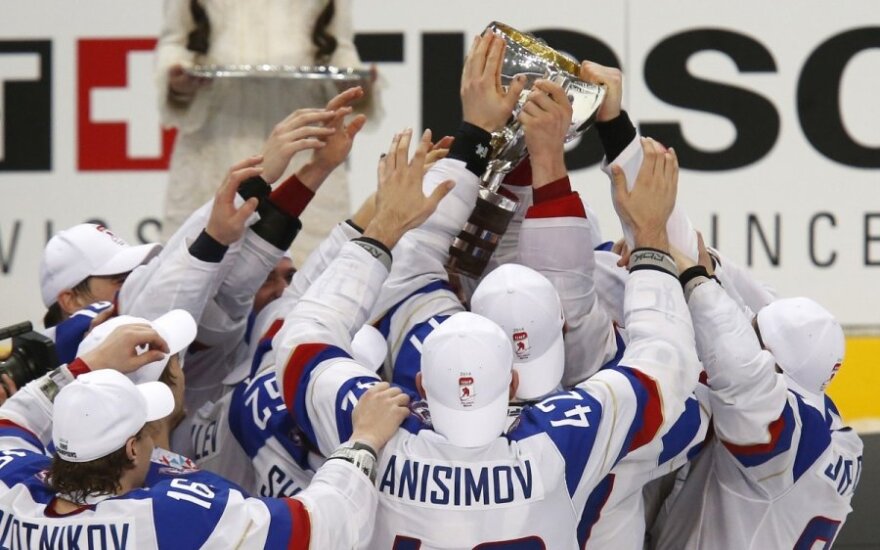 Pasaulio ledo ritulio čempionatą laimėjo Rusijos rinktinė