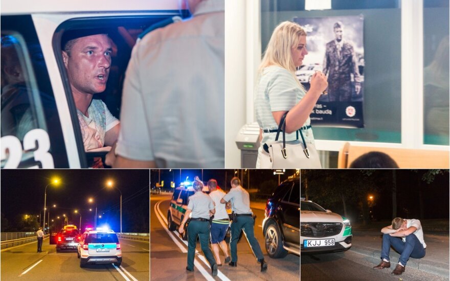 Во время рейда на выходных Вильнюсская дорожная полиция задержала "сына президента России"