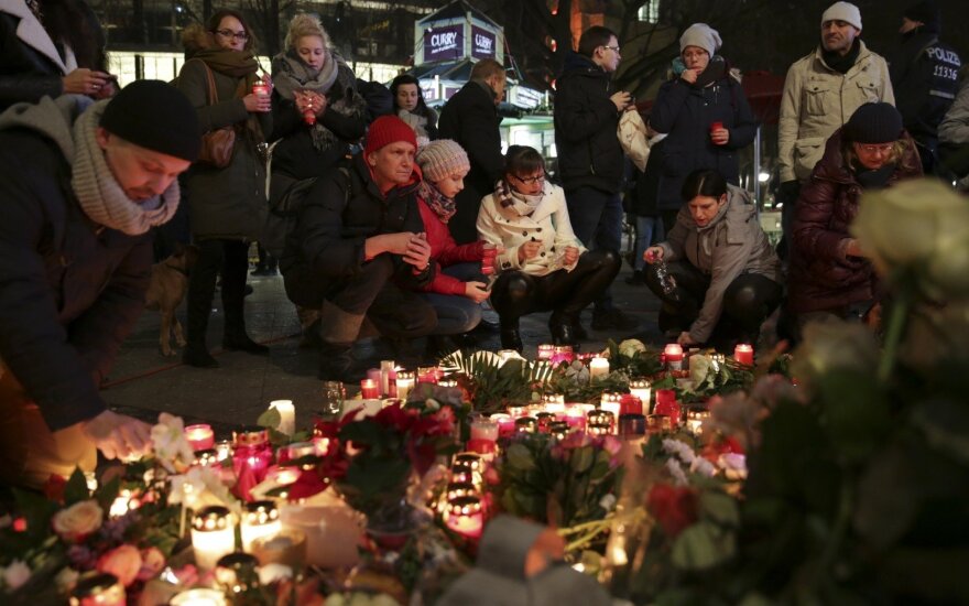 Vokietija gedi po teroristinio išpuolio Berlyne