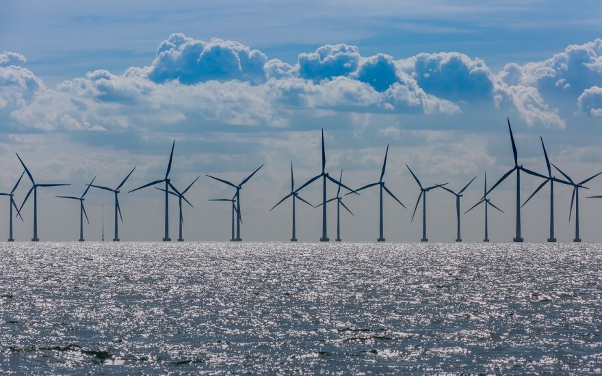 Vėjo elektrinės jūroje