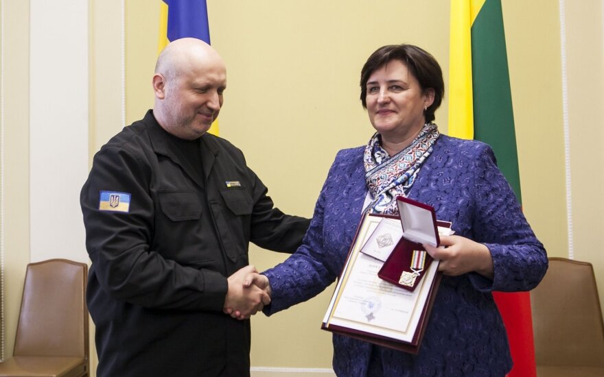 Graužinienė odznaczona na Ukrainie