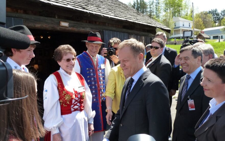 Kanada: Tusk odwiedził Wilno