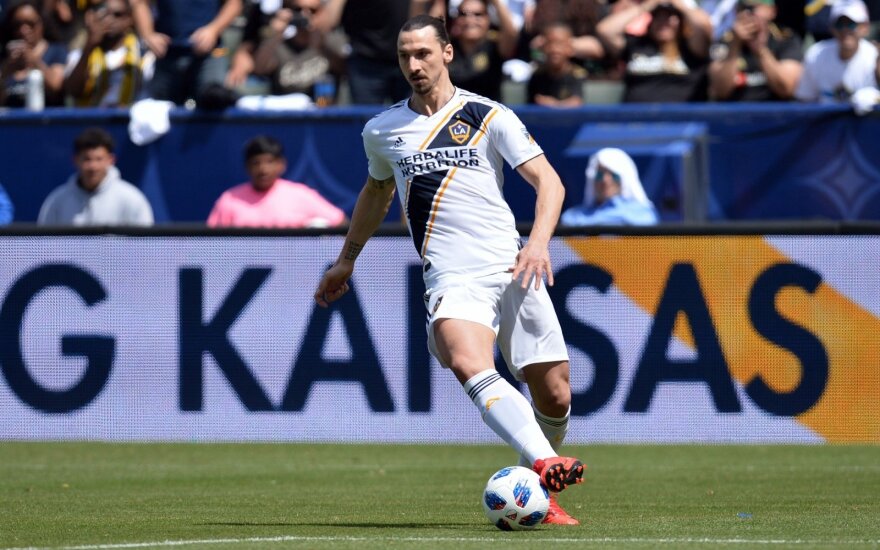 Zlatanas Ibrahimovičius ir jo debiutas Los Andželo "Galaxy"