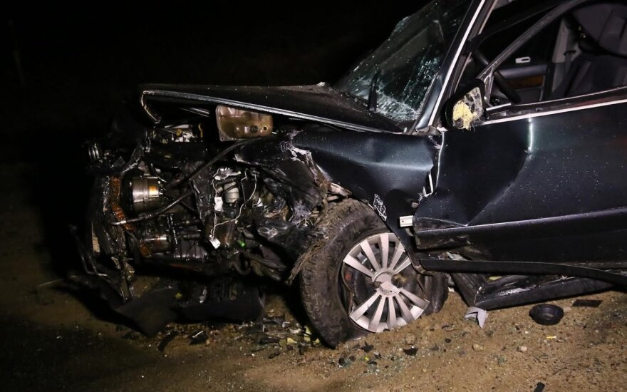 У Майшягалы - лобовое столкновение автомобилей, трое пострадавших