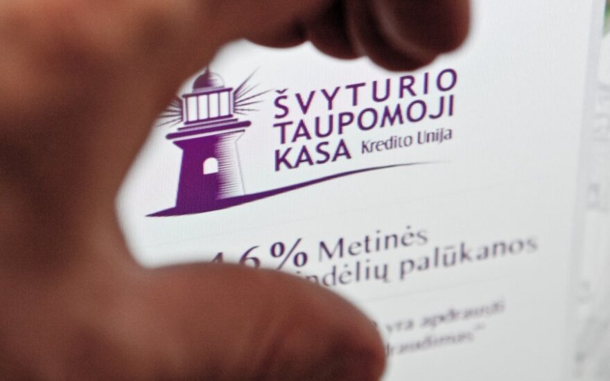 После банкротства "НКУ" лицензии лишили унию Švyturio taupomoji kasa