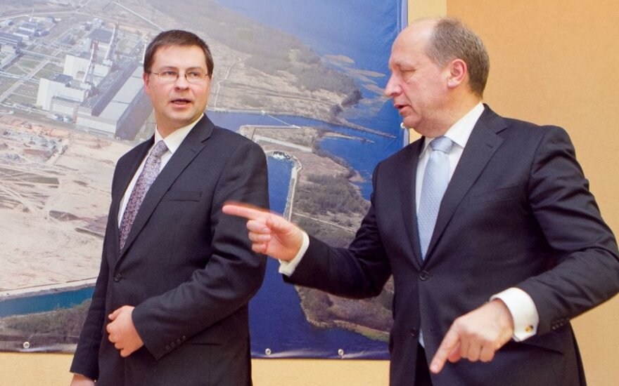 Valdis Dombrovskis ir Andrius Kubilius
