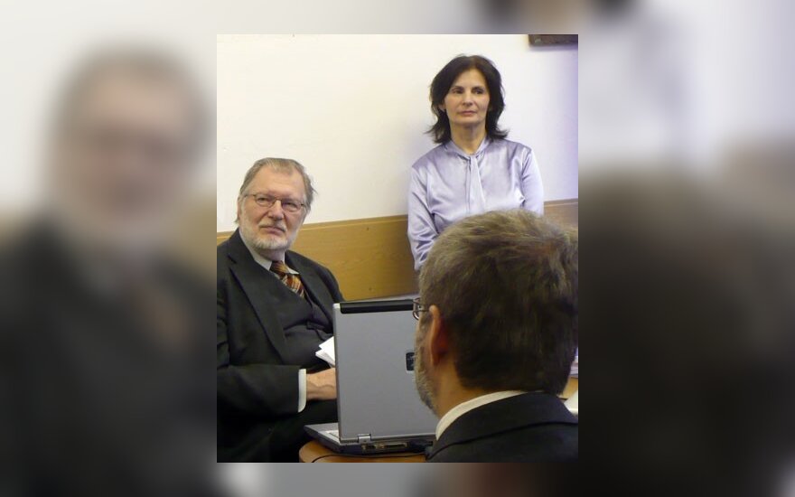Руководитель Центра балтистики О.Синёва и атташе по культуре Посольства Литвы в России Ю.Будрайтис