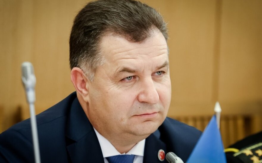 Ukraine's Defense Minister Stepan Poltorak