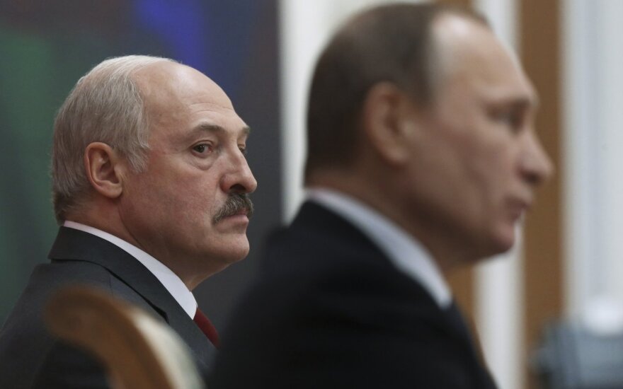 Belarus President A. Lukashenko and Russian President V. Putin