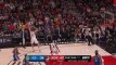 Stepheno Curry tritaškių fiesta Portlande