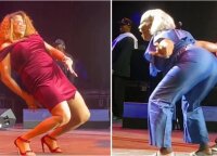 Koncertas netikėtai virto „twerk“ šokio varžybomis: internautus pavergė vyresnės damos, šėlusios geriau už jaunimą
