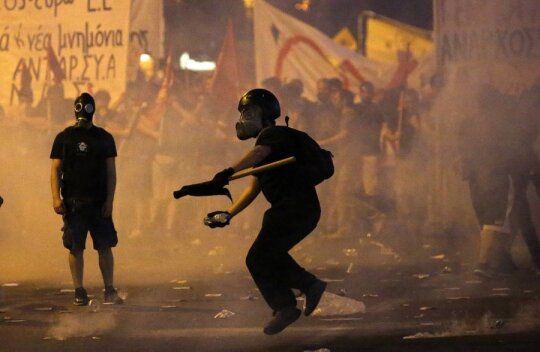 Protestai Graikijoje