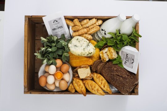 Ilzenbergo dvare užauginta produkcija