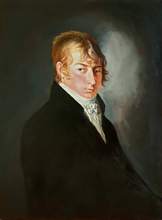 Theodoras von der Roppas, portretas kopija, dailininkas Linas Grybė