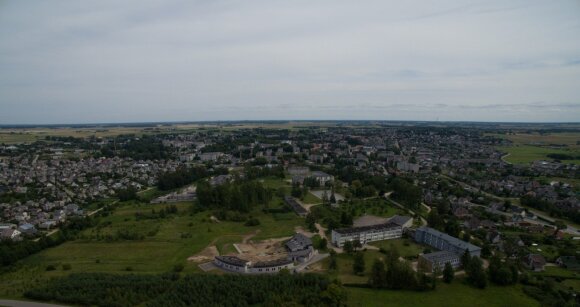 Raseiniai from a bird's eye view