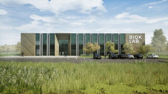 Construction of a new factory is starting near Vilnius