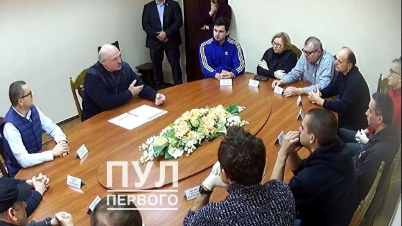 Alexander Lukashenko met with detained opponents in a KGB isolator