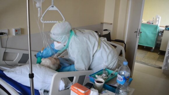 The hospital with the most serious COVID-19 patients in Lithuania showed the conditions in which it had to work