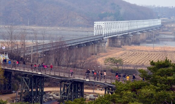 Irreversible bridge, North and South Korea