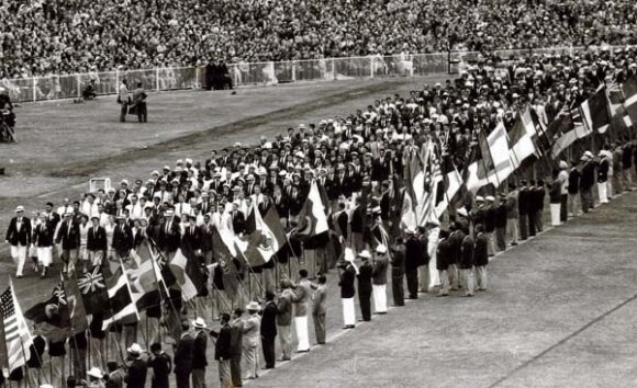 On this day in sport a new Olympic tradition commenced in Melbourne. Photo courtesy of the MCG archives.