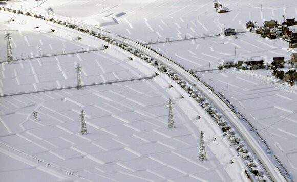 Congestion on the Kanetsu Highway