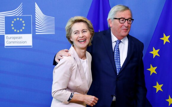 Ursula von der Leyen ir Jeanas-Claude'as Junckeris